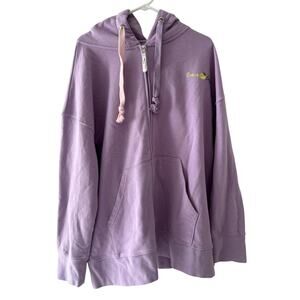 Lemon Limon Zipper Hoodie Orchid Blossom Medium New With Tags Cotton Blend